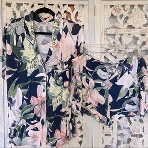 Stars Above Pajama Set Lillies 2x plus